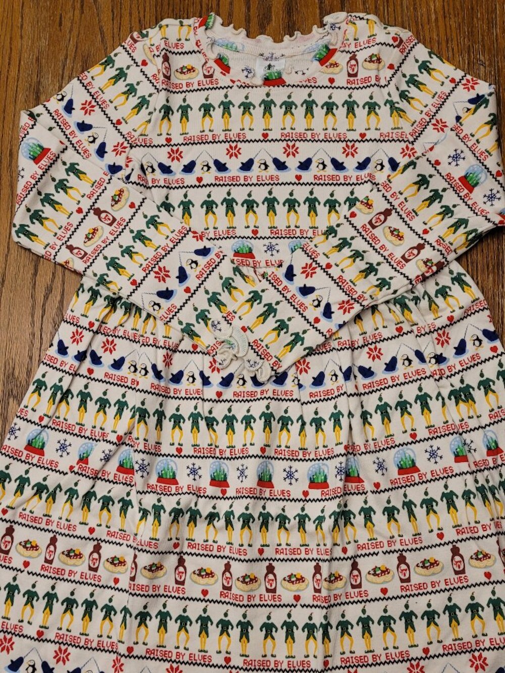New Hanna Andersson Buddy the Elf Dress - Size 130 / 8 - Christmas Fair Isle.